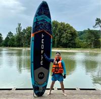 Papan Dayung Tiup Berkualitas Tinggi 11'6''x34''x6'' dengan Jahitan Las Panas, Papan Dayung Tiup Stand Up Paddle (SUP) untuk Dijual