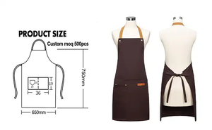Cangnan Sacs parfaits Tabliers quantité minimale de commande bas Delantales Para Mujer Chef Cuisine Cuisine Utilisation - Product Image 6