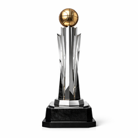 Trophée de basketball WeiVista Premium, prix de championnat moderne en résine pour les tournois sportifs