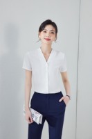 Chemise de travail élégante pour femme, uniforme professionnel pour réceptionniste d'hôtel