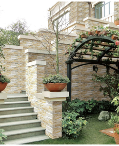 Modern design buitenwandtegel balkon binnenplaats tuin terras villa exterieur 150x600x15mm antieke cultuursteen - Product Image 5