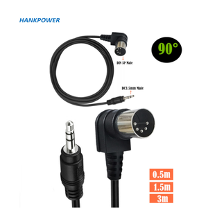 OEM-<span class=keywords><strong>Convertidor</strong></span> <span class=keywords><strong>de</strong></span> Cable macho <span class=keywords><strong>a</strong></span> macho, conector macho, 5 pines, <span class=keywords><strong>MIDI</strong></span>, ángulo recto, 3,5mm, TRS, estéreo, fábrica - Product Image 2