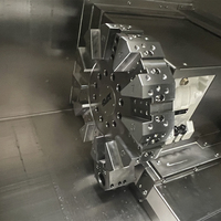 TCK56A Torneado de precisión de alta velocidad Base inclinada del Centro Torno CNC horizontal Sistema de control GSK para corte de alta velocidad de servicio medio
