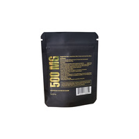 Sachet Doypack Personnalisé Imprimé en Couleur avec Zone UV, Sacs Zippés Réutilisables, Finition Mate, en Feuille d'Aluminium, Sachet Mylar 3x4