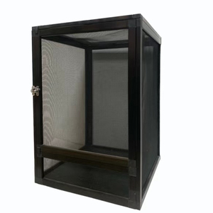 Toptan sürüngen bukalemun kafes, tam örgü, PVC, akrilik teraryum desteği özelleştirilmiş - Product Image 1