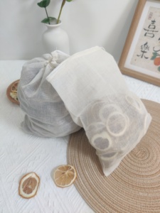 Bolsa de Té Herbal Biodegradable Hecha de Algodón, Uso Versátil para Manualidades, Velas, Pegatinas, Marcos de Fotos - Product Image 3