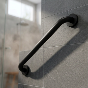 Barres d'appui murales en acier inoxydable certifiées ADA, 36 pouces, finition noire, résistantes à la corrosion, capacité de 150 kg, garantie de 3 ans - Product Image 1