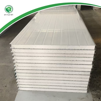 Panneau sandwich EPS pour murs extérieurs et intérieurs de bâtiments, pour usage extérieur, isolation thermique de toiture d'hôtel, panneau de toiture