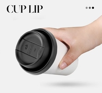 Couvercle de tasse 90 mm en PP moulé par injection, écologique, jetable, multifonctionnel, étanche et facile à ouvrir pour thé Boba – Vente en gros
