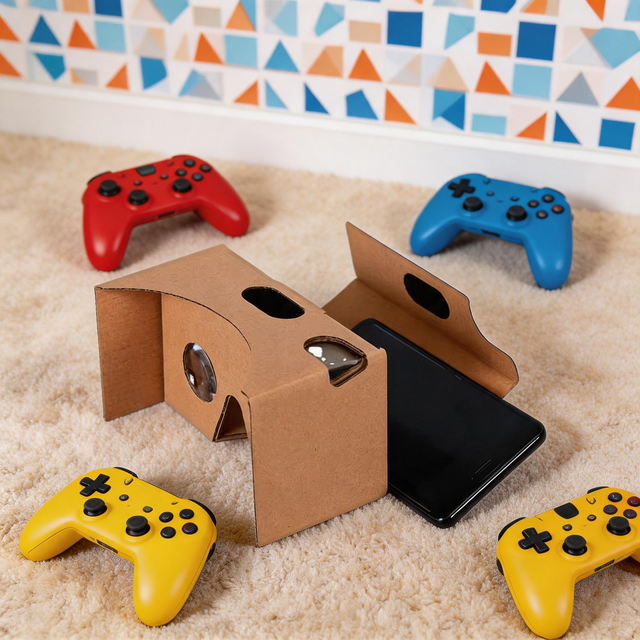 Wholesale Custom Logo Google VR2.0 Virtual Reality Cardboard Glasses Box 3D Glasses Video Headset VR2.0 Glasses for Smartphones