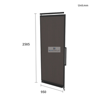 Présentoirs et supports métalliques réglables en hauteur pour tissus, papiers peints et pierres, taille personnalisable