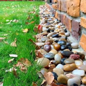 أحجار أنهار يوديشي عالية الجودة مخصصة من المصنع ، أحجار رصف فناء ، أحجار حصوف بيضاء ملونة طبيعية - Product Image 6