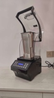 Mixeur Commercial 2800W 2L Robuste pour Smoothies, Granités et Boissons Glacées, Machine à Mélanger en Acier Inoxydable pour Café, Restaurant, Bar à Jus