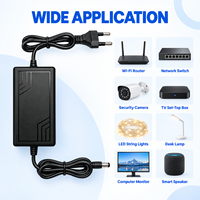 Adaptateur secteur de bureau fiable certifié CE FCC RoHS 10W 5V 2A avec prise EU pour caméra CCTV