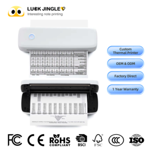 Impresora Térmica Portátil Personalizada de Papel A4 sin Tinta <span class=keywords><strong>para</strong></span> Documentos y Tatuajes, Compatible con 57-216 mm, Interfaz USB, iOS y Android - Product Image 1