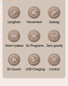 3D Премиум Компактное Массажное Кресло для Всего Тела с Нулевой Гравитацией, SL-треком, Подогревом, Воздушными Подушками и Bluetooth для Домашнего Отдыха в Гостиной - Product Image 2