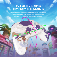 Fantech WGP14v2 Gear5 Edition Wired BT Wireless Gaming Joysticks Pengontrol Game Getaran untuk PC PS4