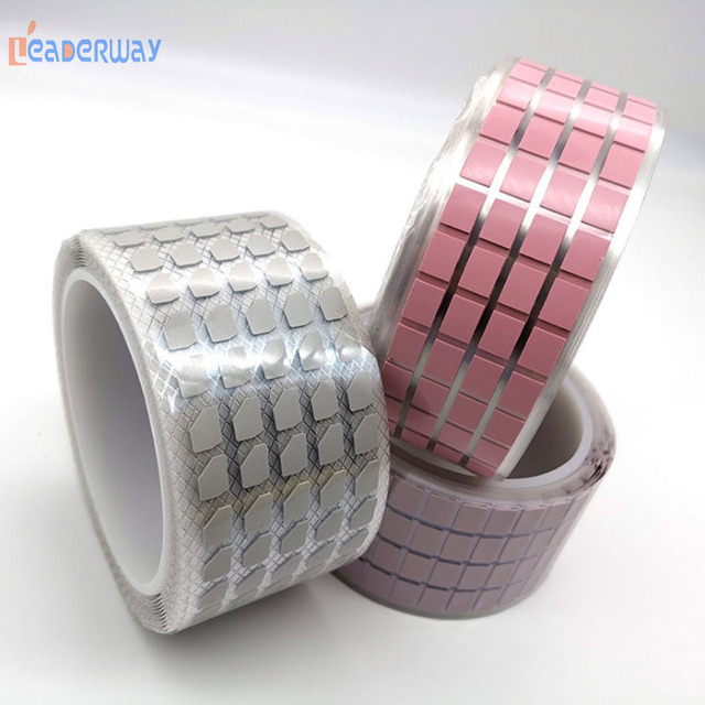 Thermalpads for Mobile Phone Die-Cuting 5W/mk Customized Silicone Thermal Pad, 8mm*8mm*1mm With Glass Fiber