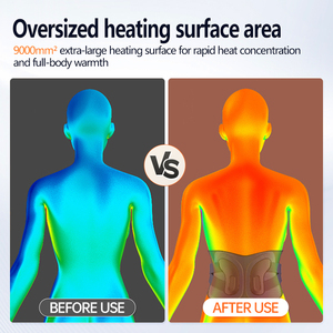 Smart Heating body massage Belt with Hot Compress Vibration EMS Microcurrent Electric Pulse Back support Massage belt - Product Image 6