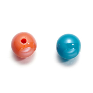 Cuentas acrílicas de 10mm chapadas en color sólido para joyería DIY, pulseras, collares, accesorios para niños - Product Image 5