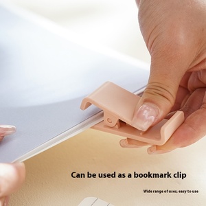 Wholesale Modern Design Dual-Purpose Office <b>Plastic</b> Clip with Simple Mobile Phone <b>Bracket</b> Wholesale Bookends Manufacturers - Product Image 2