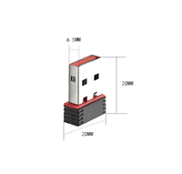 Adaptor WiFi Nirkabel Mini USB 2.0 802.11n 150M Kartu Jaringan Eksternal Penerima Desktop Laptop 150mbps Stok PC