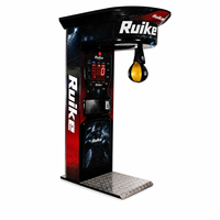 Machine de jeu d'arcade de boxe sportive à monnayeur Marwey Big King Kick Punching Fire Boxing Machine