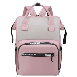 Sac à dos professionnel en nylon avec fermeture éclair, poignée souple, imperméable, forme carrée, pour usage quotidien, sac à dos pour femmes - Product Image 3