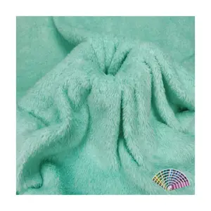Ücretsiz örnek yeni varış özel baskı boyalı fırçalanmış rahat Anti boncuklanma mikro polar Shu Velveteen kumaş yumuşak ceket için