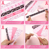 Fournisseurs tyvek papier femmes tendance bonne chance amitié bracelet sororité fête bracelet empilable avec boîte emballage