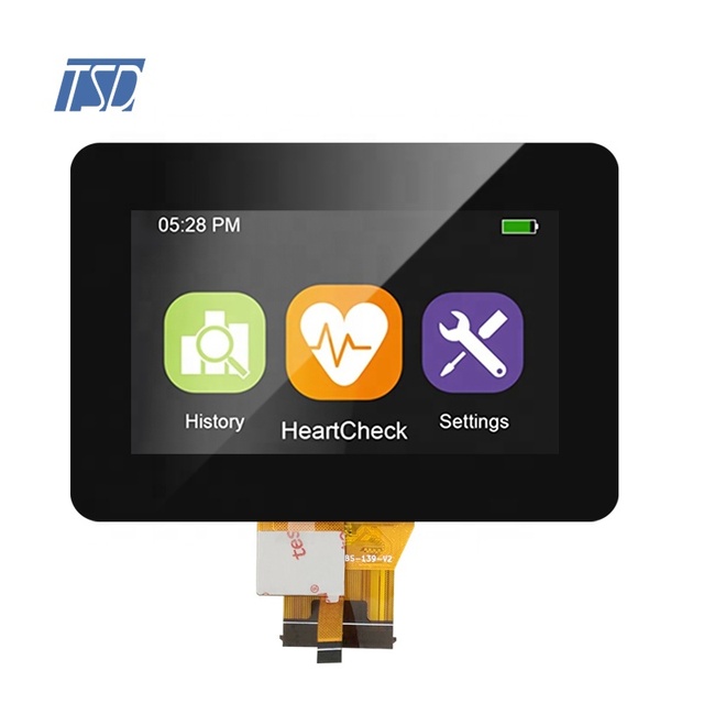 TSD 800x480 4.3 tft ips lcd touch screen rgb interface wide temperature 4.3 inch tft lcd display module