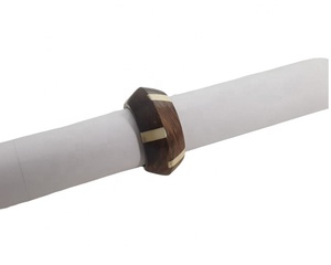 Anillo para servilletas hecho a mano de resina de madera Natural, anillo para la mejor calidad, diseño de lujo, venta directa de fábrica - Product Image 3