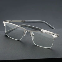 Lunettes de vue photochromiques anti-lumière bleue à monture métallique complète, unisexe, verres en polycarbonate, pour ordinateur - Offre Spéciale