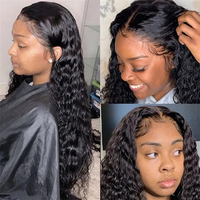 Perruques Lace Front HD avec Baby Hair, Ondulation Naturelle, Perruque Lace 13x4 en Cheveux Humains Bouclés, Cheveux Indiens Bruts, Perruques Lace Front pour Femmes Noires