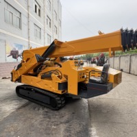 Grue araignée tout-terrain extérieure haute performance, capacité 3t, 5t, 8t, contrôle précis