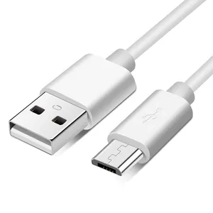 2.4A PVC USB cáp 2.0 A để Micro B cáp USB cho điện thoại thông minh với dữ liệu và chức năng sạc