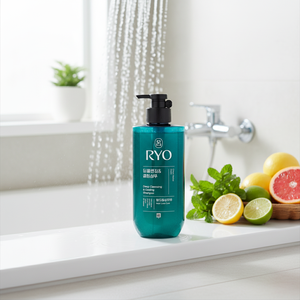 Champú Ryo Cheong-A 592ml Anticaspa Sin Amoníaco, Limpieza Profunda y Refrescante para el Crecimiento del Cabello, Modelo 8809925196155 - Product Image 3