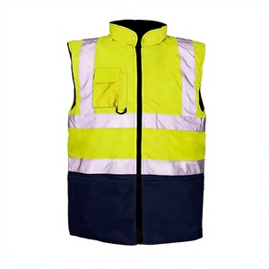 Custom Logo Men's Softshell Vest Fleece Lined Bodywarmer OEM Wholesale Safety Workwear Bodywarmer - Product Image 1