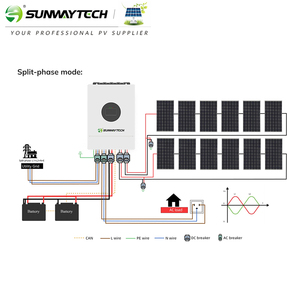 8KVA 10 KVA 12kva Off Grid 10 kW im lặng năng lượng mặt trời biến tần DC để AC 8KW IP54 năng lượng mặt trời biến tần - Product Image 2