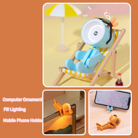 Lampes de table Kawaii en forme de chien et de cerf avec protection des yeux Lampe LED Vente en gros Décoration de chambre Animaux de compagnie mignons Décoration de chambre à coucher Pliable