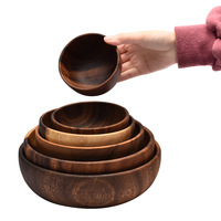 Ecologische, op maat gemaakte keukenaccessoires met aangepast logo: acacia houten serveerschaal voor fruit, eten en salade