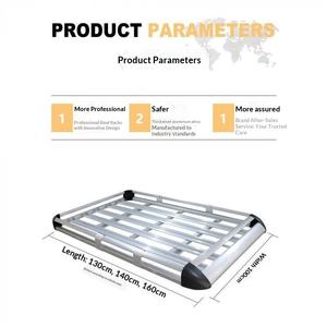 Barres transversales de toit de voiture, panier porte-bagages, rails de chargement de véhicule, installation percée, capacité de charge de 61 kg à 70 kg - Product Image 6