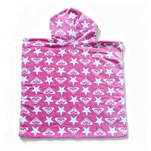 Serviettes <span class=keywords><strong>Poncho</strong></span> pour Enfants en Coton Premium 100% Personnalisables, Douces, Très Absorbantes, Coupe-Vent et Chaudes - Product Image 2