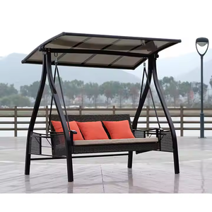 Mobilier d'extérieur moderne en gros Hamac de jardin Chaise berçante avec support Chaise <span class=keywords><strong>à</strong></span> <span class=keywords><strong>bascule</strong></span> pour patio d'extérieur suspendue - Product Image 3