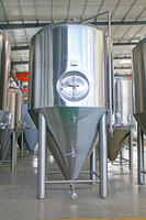 Cuve de fermentation de bière en acier inoxydable 2000L | Fermenteur conique pour brasserie