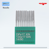 Dotec DPX17-Aiguille pour machines à coudre pied/point de chaînette SY3355 135X17 SY3357, 100 pièces