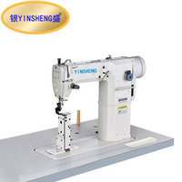 Machine à coudre de haute qualité Yinsheng YS-810810 à aiguille simple de type colonne, une machine à coudre pour la couture de chaussures