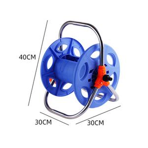 30m porta avvolgitubo da giardino per sistema di irrigazione alta acciaio in metallo plastica connettore in ottone per autolavaggio giardino uso primavera - Product Image 1