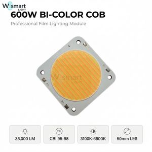 Puce LED COB 6060 bicolore 600W (300W+300W) pour éclairage de film, blanc réglable 3100K <span class=keywords><strong>6900K</strong></span>, IRC 95 97, source lumineuse OEM haute puissance - Product Image 1