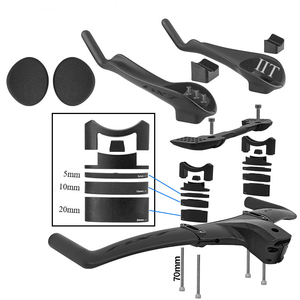 Guidon aérodynamique en fibre de carbone BXT pour <span class=keywords><strong>triathlon</strong></span> et contre-la-montre, adapté aux vélos de route - Product Image 5